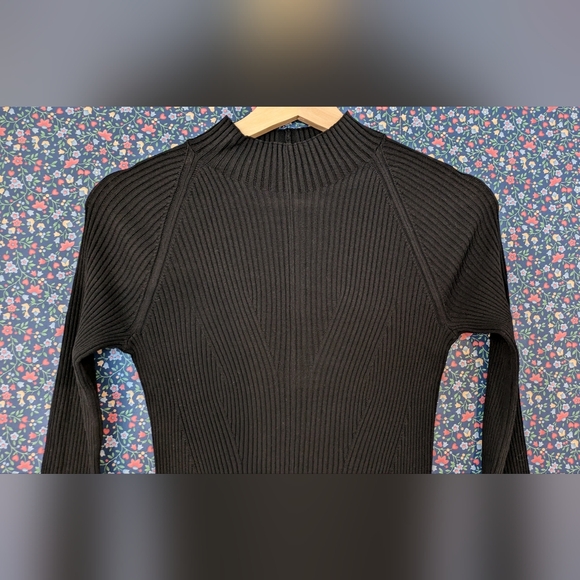NWT Everlane ribbed mock neck midi dress - Picture 4 of 7